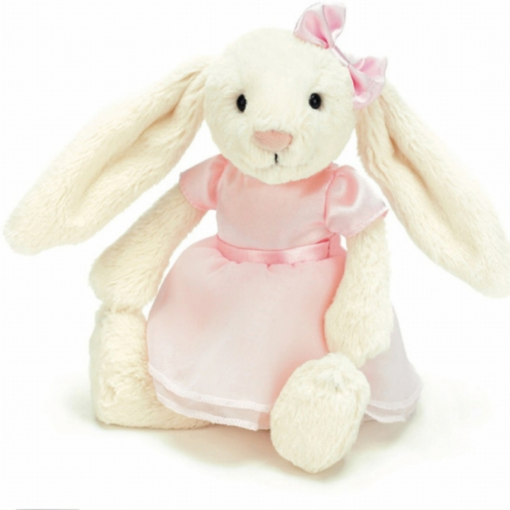 Jellycat RARE RETIRED Ivory I Am Ballerina Bella Bunny Soft